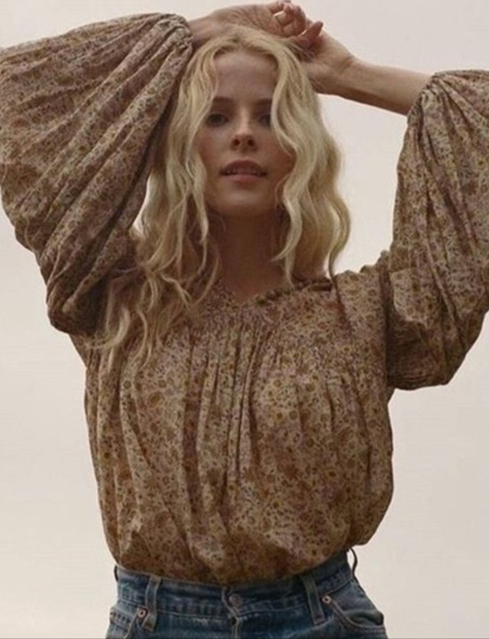 Doen thistle Top/Blouse large - Picture 1 of 4